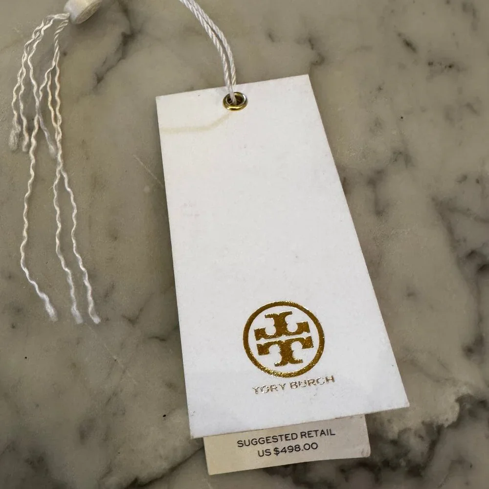 Tory Burch Walker Canvas Satchel in Natural with Striped Strap - Picture 13 of 16